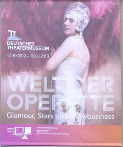 Plakat Theatermuseum Operette